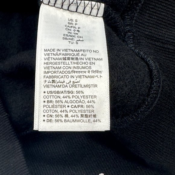 Am Essentials Women's Size Small Button Up Fleece Jacket Black New With Tags - Picture 5 of 14